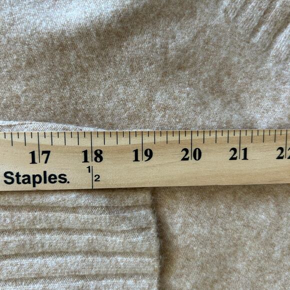 Free People Phoebe Oversize Knit Sweater, Beige, Size S - Picture 8 of 8